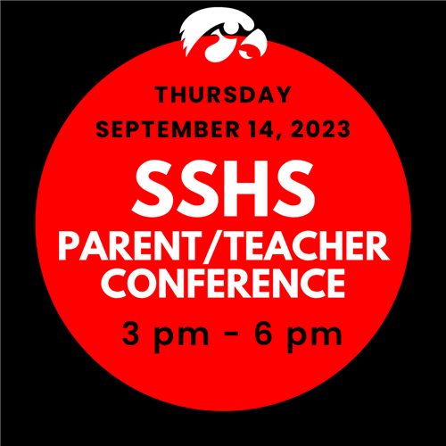  Parent Teacher Conferences 3-6pm on Thursday 9/14/202
